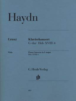 Concerto en sol majeur Hob. XVIII:4 