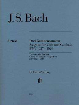 3 Gamba Sonatas BWV 1027-1029 