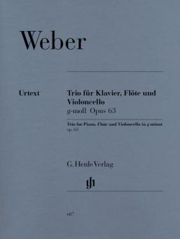 Trios en sol mineur op. 63 