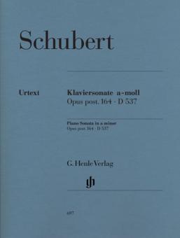 Sonate pour piano en la mineur op. post. 164 D 537 
