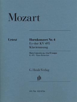 Concerto pour cor et orchestre No 4 mi bémol majeur KV 495 