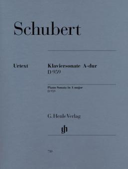 Sonate pour piano en la majeur D 959 