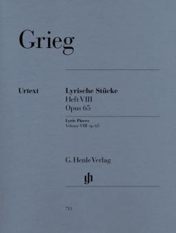 Pièces lyriques premier cahier op. 65 Vol. 8 