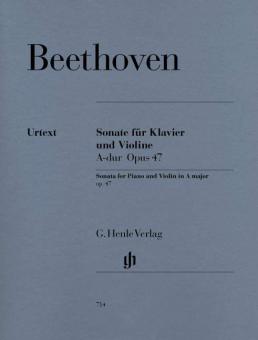 Sonate pour piano et violon en la majeur (Sonate à Kreutzer) op. 47 