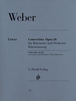 Concertino op. 26 pour clarinette et orchestre op. 26 