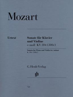 Sonate pour Violin mi mineur KV 304 (300c) 