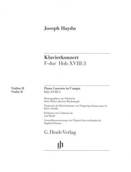 Concerto en fa majeur Hob. XVIII:3 