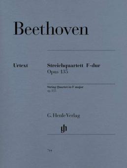 Quartuor à cordes fa majeur op. 135 