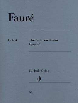 Thème et Variations op. 73 for Piano 