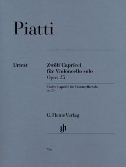 12 Caprices pour violoncelle solo op. 25 