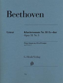 Sonate pour piano mib majeurLa Chasse op. 31/3 