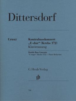 Concerto pour contre-basse et orchestre mi major Krebs 172 