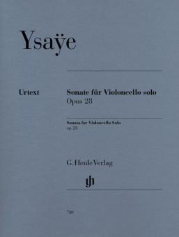 Sonate pour violoncello solo op. 28 