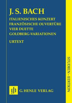 Concerto italien, Ouverture française, Quatre duos, Variations Goldberg 
