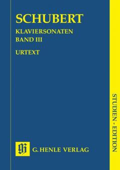 Sonates pour piano (sonates de jeunesse et sonates inachevées, édition révisée) Vol. 3 