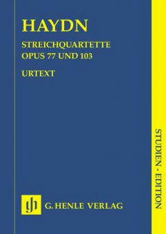 Quatuor à cordes Quartuors Lobkowitz et dernier quatuor op. 77 u. 103 Vol. 11 
