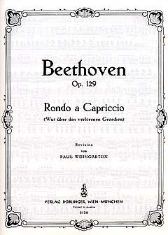 Rondo à Capriccio G-Dur op. 129 