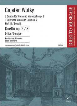 3 Duette D-Dur op. 2/3 