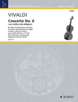 Concerto No. 6 con violino solo obligato La mineur op. 3/6 RV 356, PV 1, F I/176 Standard