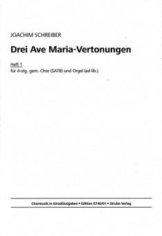 Drei Ave Maria-Vertonungen Heft 2 
