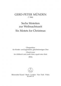 Six motets pour la période de Noël 