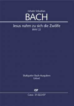 Jesus nahm zu sich die Zwölfe 