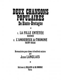 2 Chansons populaires de Haute-Bretagne 