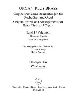 organ plus brass, volume I Standard