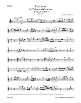 Romances en fa majeur et sol majeur op. 50, 40 