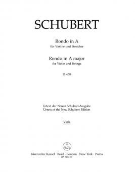 Rondo en la majeur D 438 