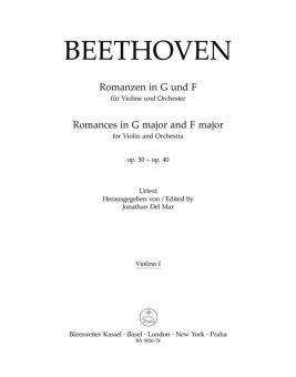 Romances en fa majeur et sol majeur op. 50, 40 