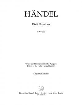 Dixit Dominus HWV 232 