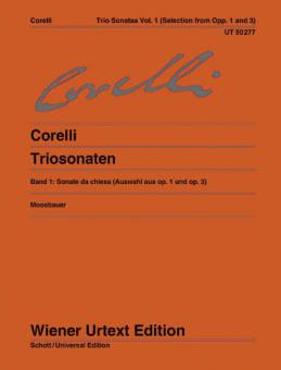 Sonates en trio op. 1 und op. 3 Vol. 1 
