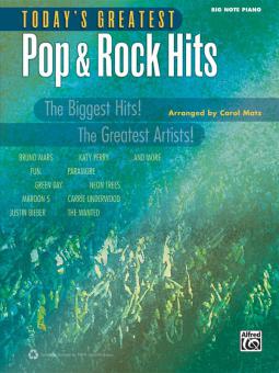 Today's Greatest Pop & Rock Hits (Big Note Piano) 