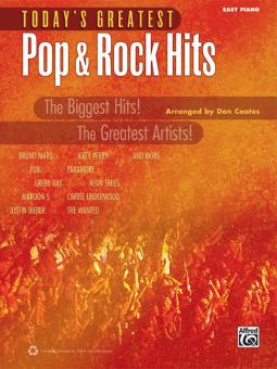 Today's Greatest Pop & Rock Hits (Easy Piano) 