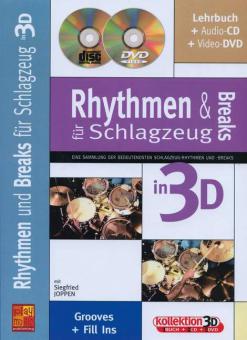 Rhythmen und Breaks für Schlagzeug in 3D 