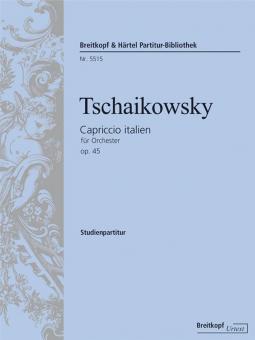 Capriccio italien op. 45 für Orchester 