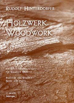 Holzwerk für Blockflötenquartett 