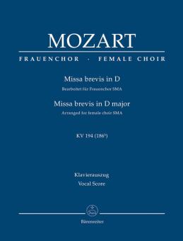Missa brevis en ré majeur KV 194 (186h) Standard