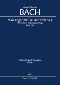 Man singet mit Freuden vom Sieg Standard