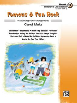Famous & Fun Rock, Book 3 