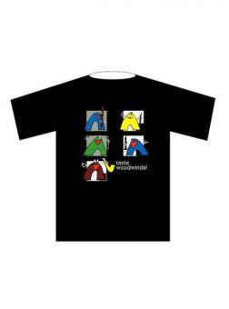 T-Shirt XL Schwarz Woodwinds 