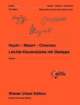 Morceaux faciles pour piano avec conseils d'entraînement Volume 2 : Haydn 
