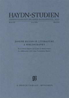 Haydn Studies Vol.3 No. 3/4 