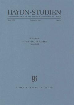 Haydn Studies Vol. 8 No. 2 