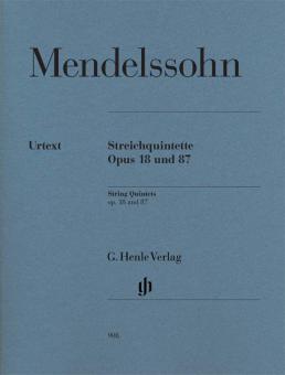 Quintettes à cordes op. 18 et 87 