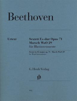 Sextet in E flat major op. 71, March WoO 29 