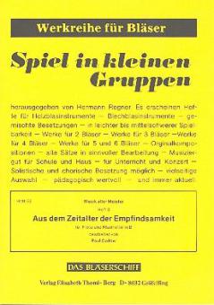 Aus dem Zeitalter der Empfindsamkeit 