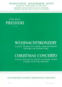 Concerto pastorale für Cembalo (Orgel) und Streicher 