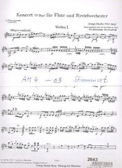 Konzert für Flöte und Streichorchester 